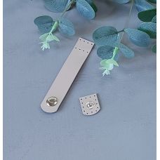 Кнопка для шопера, размер 10х2 см, цвет серо-бежевый Кнопка для шопера, размер 10х2 см, цвет серо-бежевый