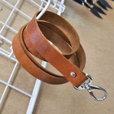 Ремень не регулируемый, размер 120х2 см, цвет коньяк