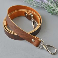 Ремень не регулируемый, размер 120х2 см, цвет табак гранж