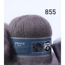 Long Mink Wool, цвет 855 серый 