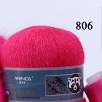 Long Mink Wool, цвет 806 розово-красный