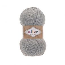 Alize Alpaca Royal, цвет 21 светло-серый меланж 
