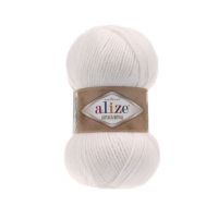 Alize Alpaca Royal, цвет 55 белый 