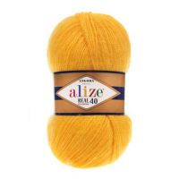 Alize Angora Real 40, цвет 216 жёлтый Alize Angora Real 40, цвет 216 жёлтый