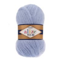 Alize Angora Real 40, цвет 40 голубой Alize Angora Real 40, цвет 40 голубой