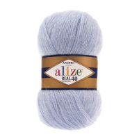 Alize Angora Real 40, цвет 51 светло-голубой Alize Angora Real 40, цвет 51 светло-голубой
