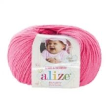 Alize Baby Wool, цвет 33 яркий розовый 