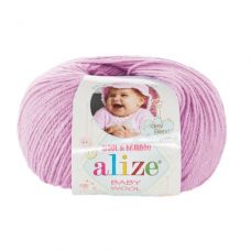 Alize Baby Wool, цвет 672 нежно-розовый
