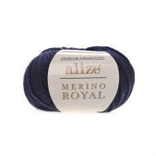 Alize Merino Royal, цвет 58 тёмно-синий