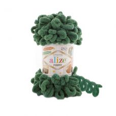 Alize Puffy, цвет 532 зелёная трава