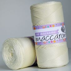 Maccaroni PP Macrame 2 мм, цвет молочный