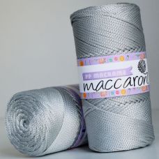 Maccaroni PP Macrame 2 мм, цвет серебро