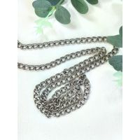 Цепь металлическая, 7×10 мм, цвет никель