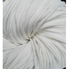 Шнур полиэфирный 5 мм, цвет белый