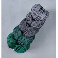 Шнур полиэфирный Lotos braid 3 мм, цвет туманный изумруд 