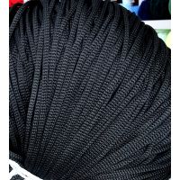 Шнур полиэфирный Lotos 2 мм, 200 м, цвет чёрный 