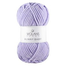 Пряжа Wolans Bunny Baby, цвет 15 светло-фиолетовый