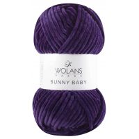 Пряжа Wolans Bunny Baby, цвет 16 пурпурный