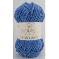Пряжа Wolans Bunny Baby, цвет 35 королевский синий