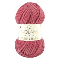 Пряжа Wolans Bunny Baby, цвет 51 клубника