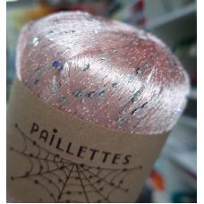 Wool Sea Paillettes, цвет 055 светло-розовый