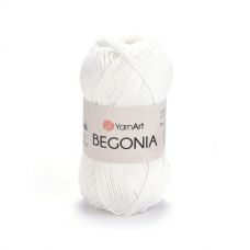Пряжа YarnArt Begonia, цвет 003 белый