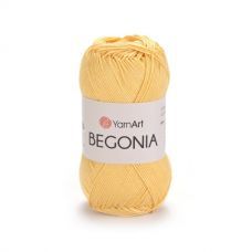 Пряжа YarnArt Begonia, цвет 4653 жёлтый