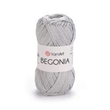 Пряжа YarnArt Begonia, цвет 4920 светло-серый