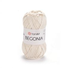 Пряжа YarnArt Begonia, цвет 6194 слоновая кость
