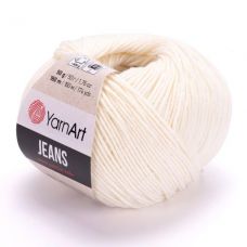 YarnArt Jeans, цвет 03 кремовый