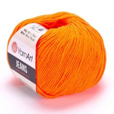 YarnArt Jeans, цвет 77 апельсин 