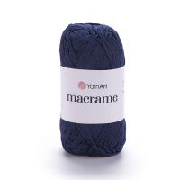 YarnArt Macrame 2 мм, цвет 162 тёмно-синий