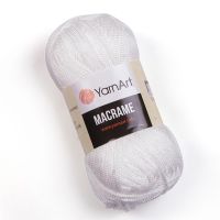 YarnArt Macrame 2 мм, цвет 154 белый