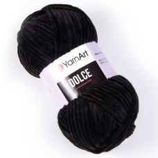 YarnArt Dolce, цвет 742 чёрный 